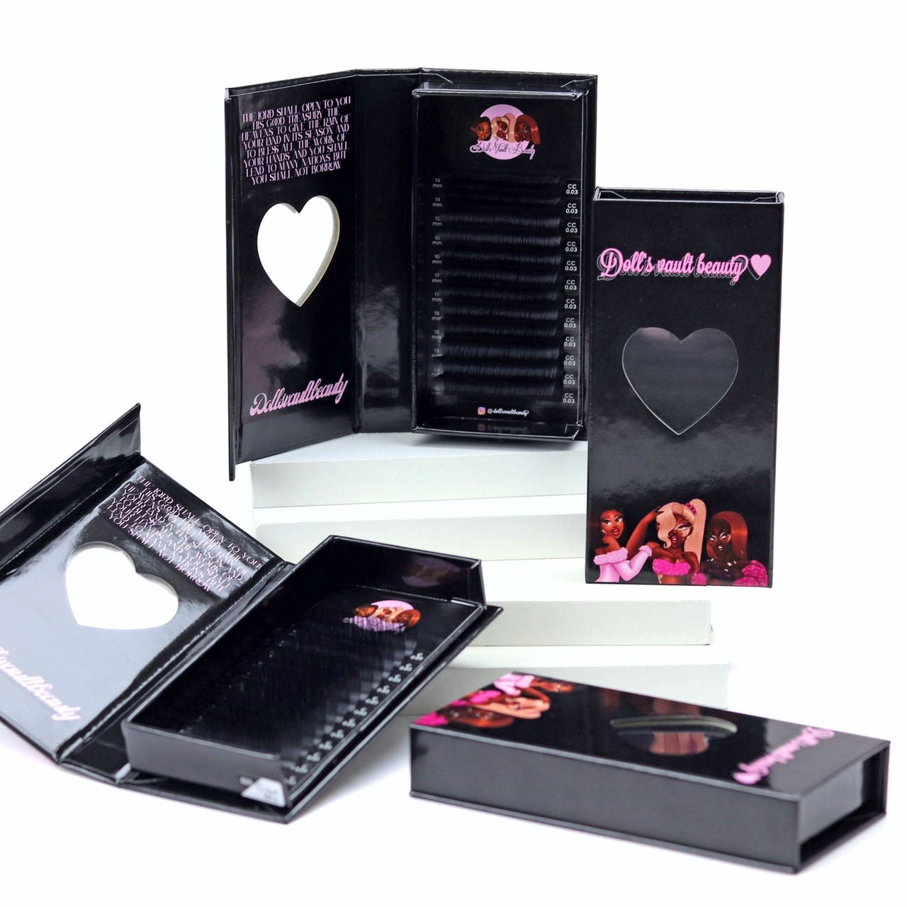 C CURL 0.3 Cashmere lash trays